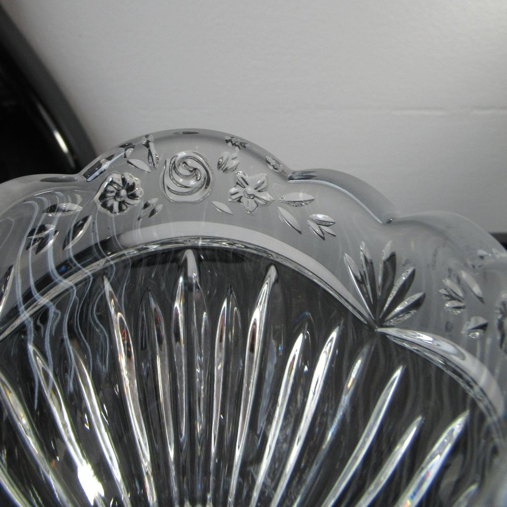 Crystal Candy Dish Rose Pattern - Picture 12 of 13
